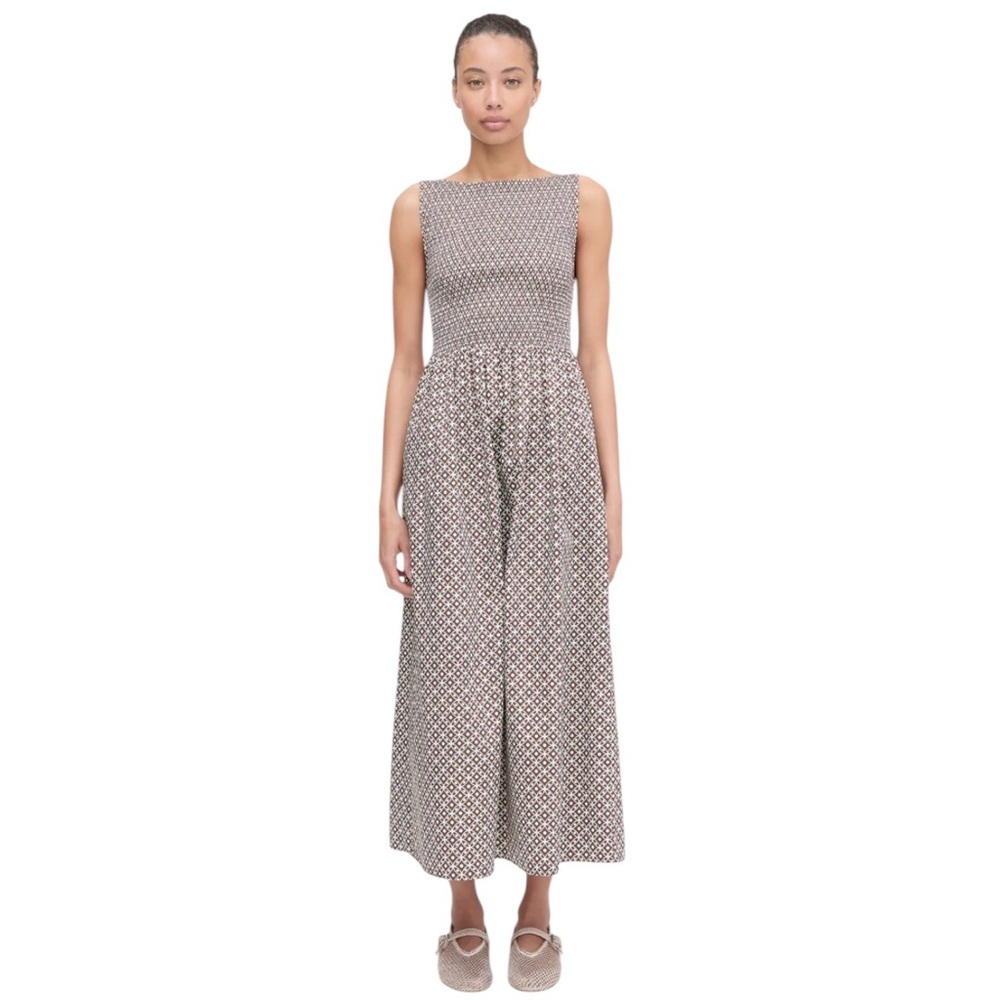Hill House Cosima Nap Dress Chocolate Lattice XS - Picture 6 of 8